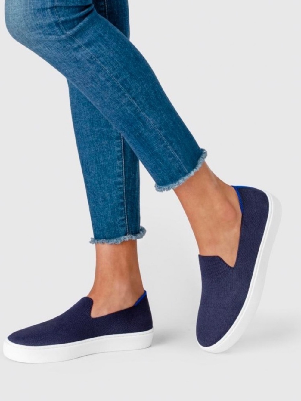 Rothy’s the Original Slip On Sneaker Navy 9